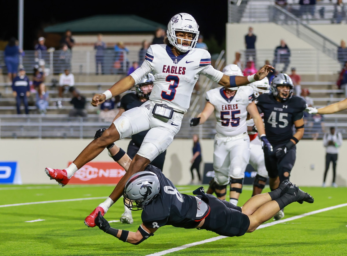 Denton Guyer Allen Texas football 102022 Robbie Rakestraw 22